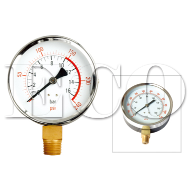 steel pressure gauge